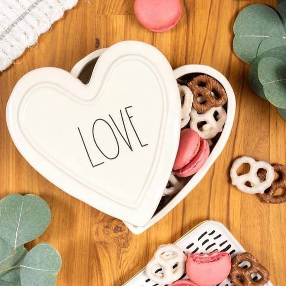 Rae Dunn heart shaped trinket box - Picture 5 of 5